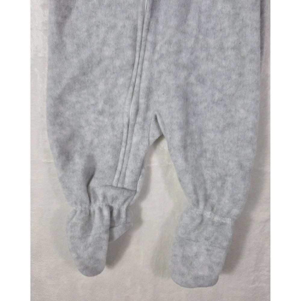 Vintage Y2K Carter's Baby Fleece Sleeper Footed Pajamas Football 6M NWT - Picture 7 of 7